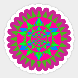 Abstract Geometric Designs 06 Sticker